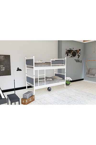 Vivense STAR RANZA, BEYAZ ANTRASİT GRİ, 90X190, GM 128