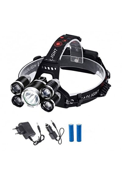 TrendyLux Headlamp with 5 LEDs 30W-8000Lm