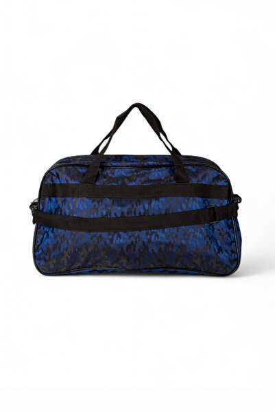 Tonny Black Unisex Navy Blue Camouflage Camouflage Patterned Front Zippered T...