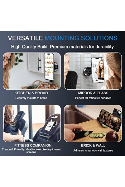 ISNUP SP حامل مغناطيسي للهاتف المحمول يدور 360 درجة للسيارة والمكتب