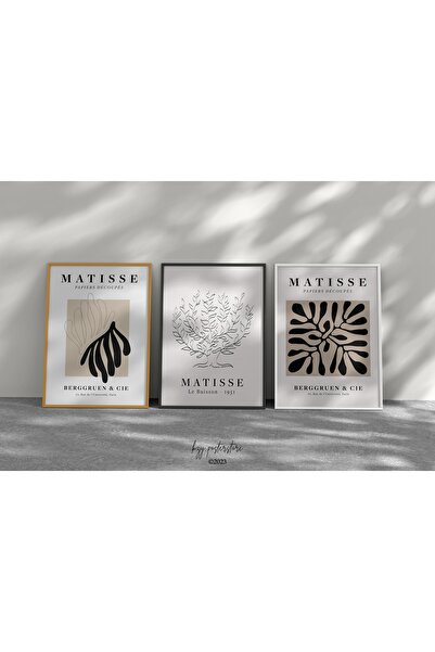 Vivense MATISSE PARIS ÜÇLÜ ÇERÇEVELİ TABLO