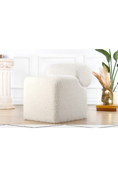 Vivense MONLİK KÜRK TEDDY PUF