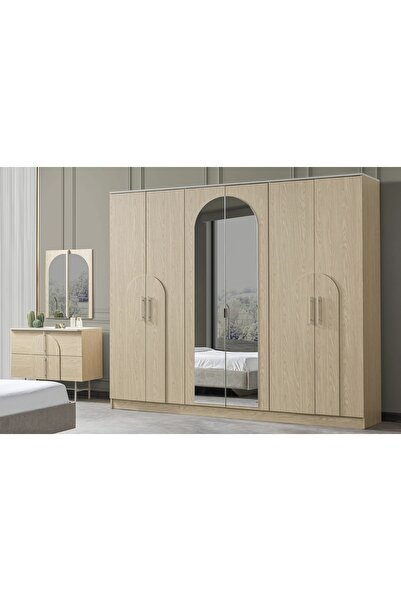 Vivense REBEL ROTA GARDIROP, KUMTAŞI, 6 KAPAKLI