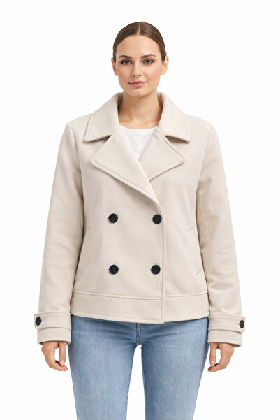 NAR ÇİÇEĞİ GİYİM Oversize Kruvaze Kaşe Ceket