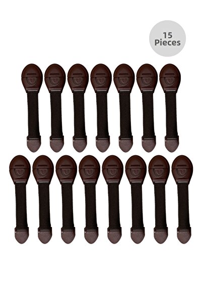 ketbox الأطفال، درج الطفل، الخزانة، قفل حماية سلامة السلع البيضاء - قفل متعدد الأغراض 15 قطعة