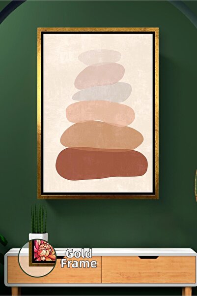 KOSS Dijital Εικόνα σε καμβά με κορνίζα που προσφέρει μποέμικη ηρεμία ισορροπ...