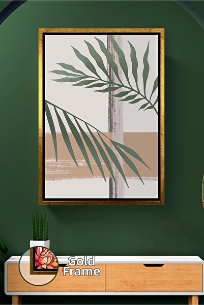 KOSS Dijital Μοντέρνα διακόσμηση τοίχου με λεπτομέρειες από φύλλα σε αισθητικ...