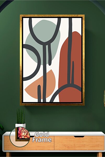 KOSS Dijital Pictură pe pânză în formă abstractă Pictură murală minimă Decor ...