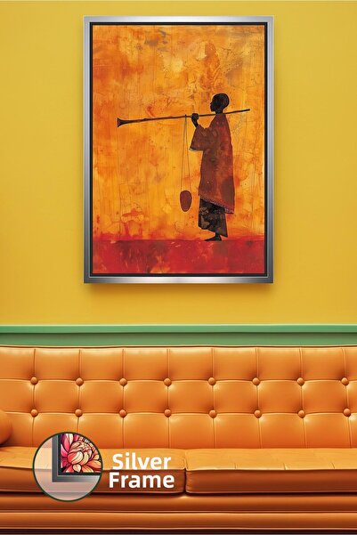 KOSS Dijital Αφρικανική ανδρική φιγούρα που φέρει φορτίο Αφρικανική παραδοσια...