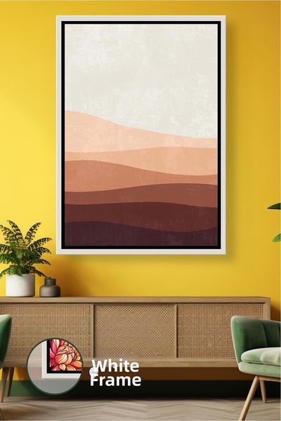 KOSS Dijital Pictură pe pânză înrămată care oferă o atmosferă simplă și echil...