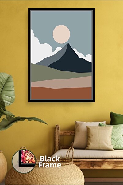 KOSS Dijital Pictură murală cu peisaj de munte, tematică naturală simplă, pic...