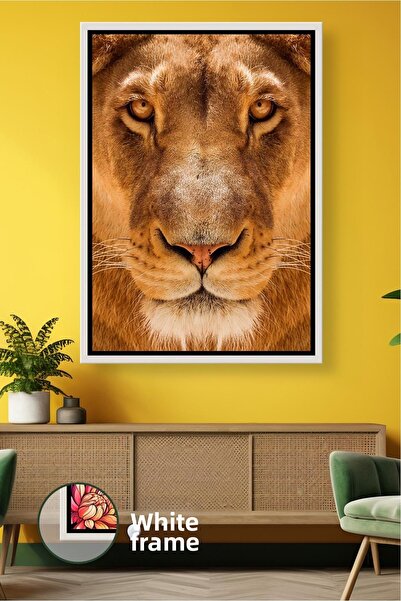 KOSS Dijital Plan apropiat, fața de leu, decor de perete tematic putere și no...