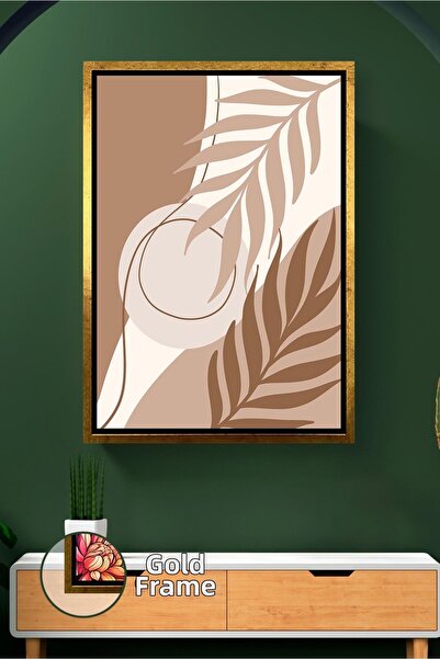 KOSS Dijital Estetică boemă, forme naturale de frunze, tonuri de pământ, artă...