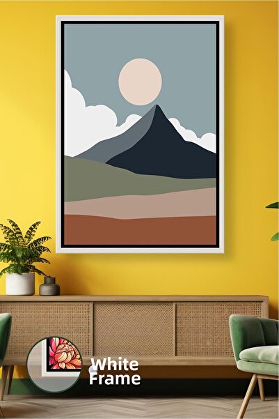 KOSS Dijital Pictură murală cu peisaj de munte, tematică naturală simplă, pic...