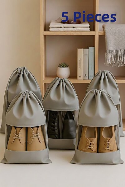 EVONİTA 5 Pcs Shoe Organizer Shoe Rack Organizer Closet Organizer Travel Bag ...