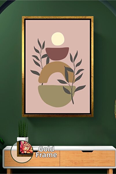 KOSS Dijital Arte boemă, forme geometrice și frunze eficiente, decor de peret...