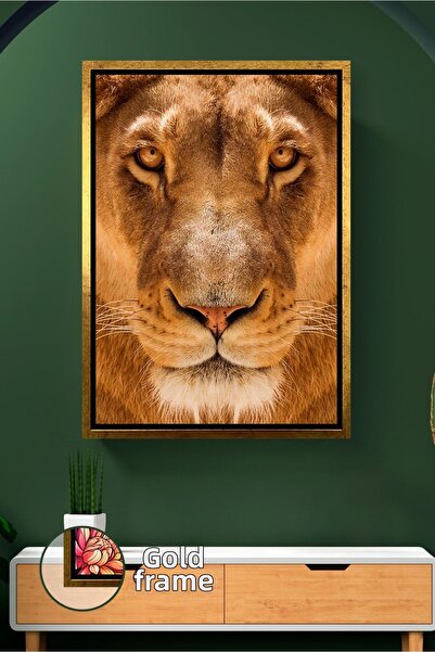 KOSS Dijital Plan apropiat, fața de leu, decor de perete tematic putere și no...