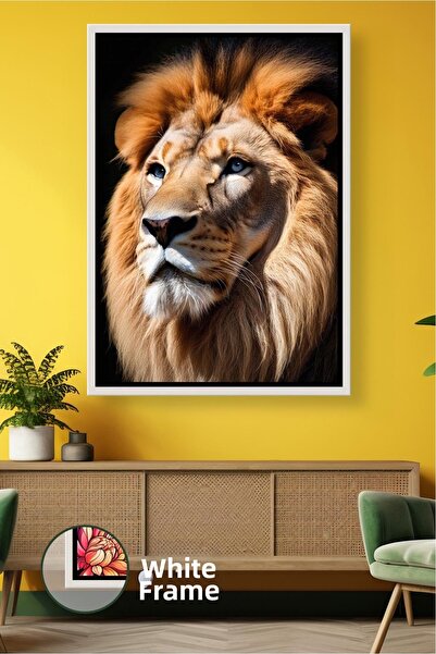 KOSS Dijital Ζωγραφική τοίχου με λιοντάρια Ζωγραφική σε καμβά με θέμα τα φυσι...