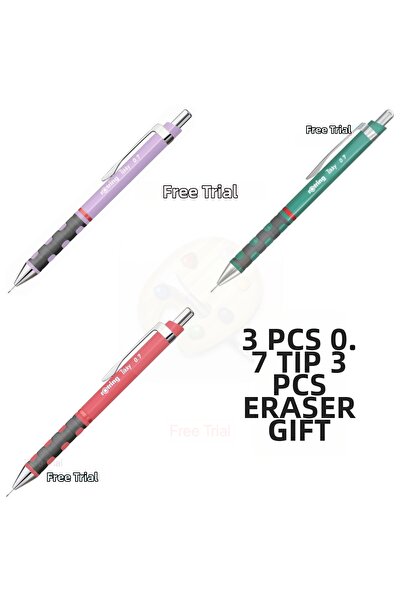 Faber Castell Versatil Tikky 0.7 Tip Pen Lila Sea Blue Dried Rose 3 Piece Set...