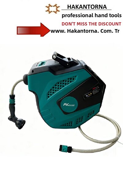 HakanTorna خرطوم مياه بكرة HT- مقاس 12×16 مم 20+2 متر – للحدائق وغسيل السيارات