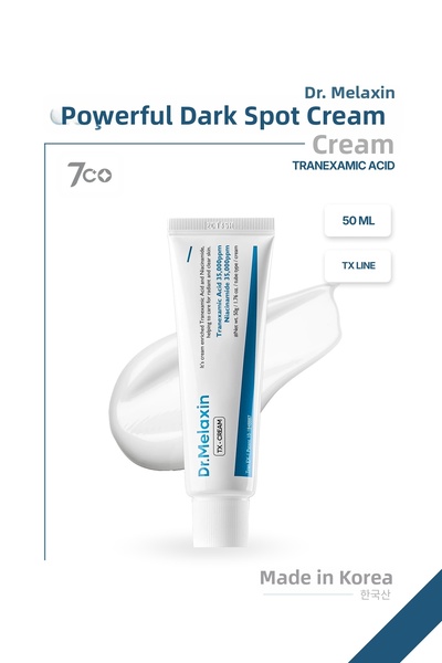 Dr.Melaxin كريم الوجه المضاد للبقع الداكنة والنمش - كريم Tx-Cream يحتوي على حمض الترانيكساميك والغلوتاثيون والنياسيناميد 50 مل