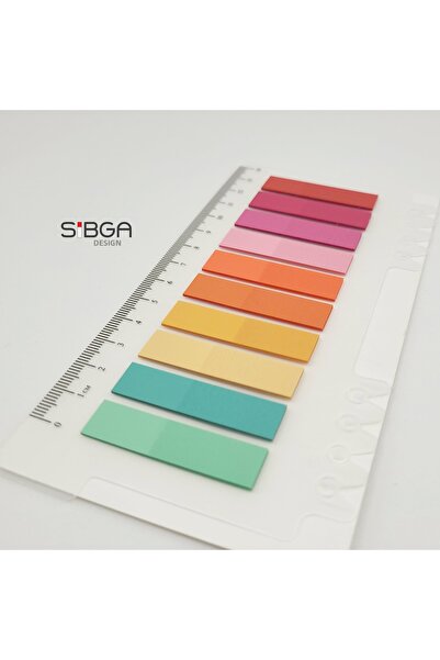 sibga tasarım Transparent Colored Postit Post-it Post ItBookmark Bookmark Postit Sticker Note Paper 200 Sheets