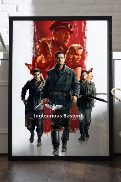 Duvarda Αφίσα Soysuzlar Çetesi με μαύρο ξύλινο πλαίσιο, διακοσμητικός πίνακας...