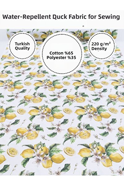 FabricMarket قماش البط المقاوم للماء ذو النقوش |   65% قطن 35% بوليستر |   مف...