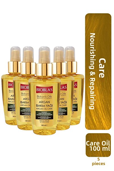 Bioblas Uleiuri Botanice Ulei de îngrijire a părului cu argan, hrănitor și re...