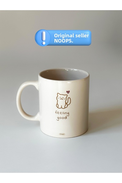 Mio Life Feeling Good Printed Mug Cup Ceramic Coffee Mug