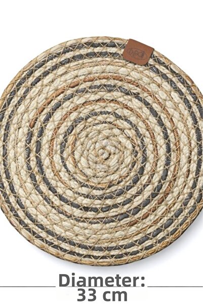 Hevia Home Wicker American Placemat Colorful Wicker Weave Placemat Bohemian W...