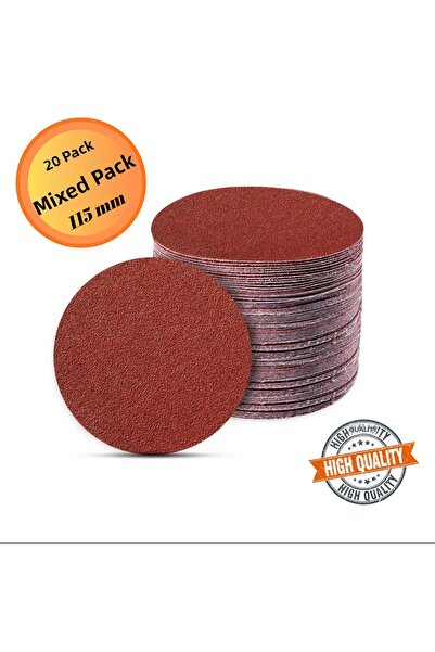 Mobilyap مجموعة أدوات صنفرة يدوية مكونة من 20 قطعة من ورق الصنفرة الفيلكرو مق...