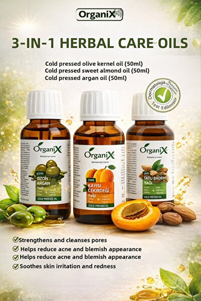 Organix مجموعة العناية بالبشرة الطبيعية للتخلص من السموم |   زيت المشمش + الل...