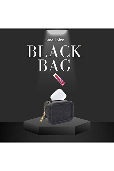 CEPHOME Μίνι τσάντα πολλαπλών χρήσεων με φερμουάρ – Οργανωτής με εμφάνιση μαύ...
