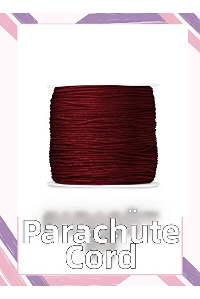 Fiyonks Atölye Bracelet Cord, Parachute Cord, 5 Meters, Macrame Bracelet Weav...