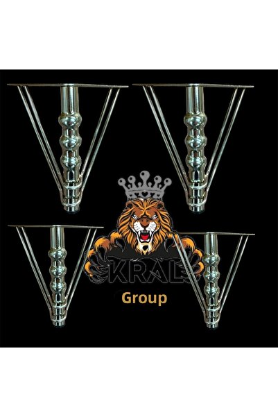 KRAL HIRDAVAT Sofa Leg, Cotton Leg, Base Leg, Inflatable Metal Foot, 4 Pieces