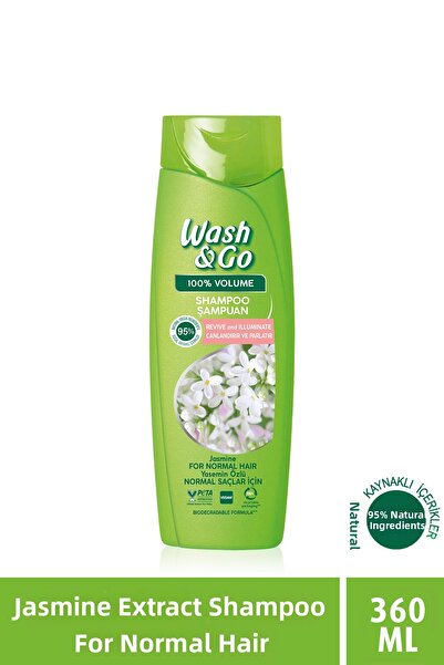 WASH&GO Șampon cu extract de iasomie 360 ​​ml