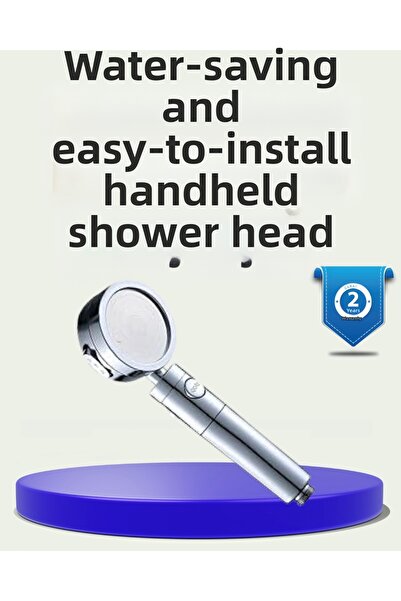 Epilons Κεφαλή ντους εξοικονόμησης νερού με λειτουργία μασάζ και βροχής