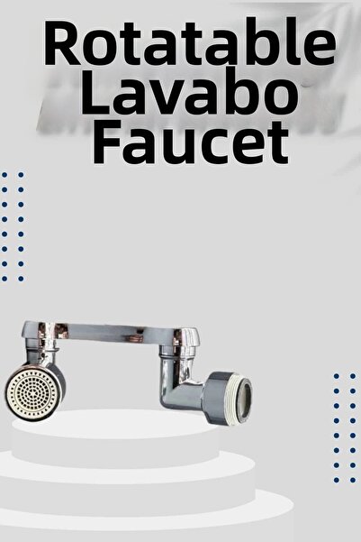 Epilons Cap de robinet rotativ Acrobat pentru bucătărie și baie, cu cap mobil