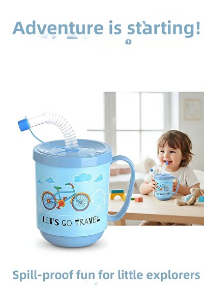 Transformacion Premium Children's Cup with Straw 350 ml - Drinking Cup and Wa...