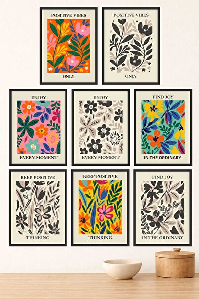 UNT Σετ ζωγραφικής MDF με εκτύπωση UV 8 τεμαχίων με θέμα την κίνητροσύνη – Μο...