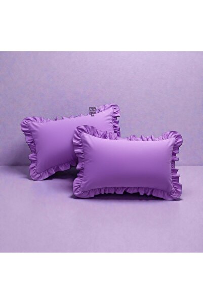 By Masuaa Κάλυμμα μαξιλαριού με βολάν 2 τεμάχια 100% ΒΑΜΒΑΚΙ ΑΚΦΙΛ ΥΦΑΣΜΑ |  ...