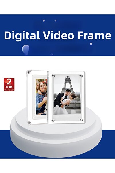 shopwave إطار شاشة رقمي مقاس 7 بوصات بدقة 1024 × 600 – شاشة حية وواضحة