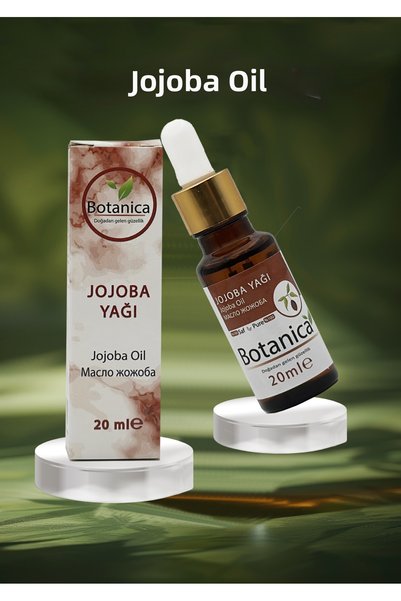 botanica 100% Pure Cold Pressed Jojoba Oil 20 ml - Anti-Acne, Anti-Pimple and Nourishing Hair Care