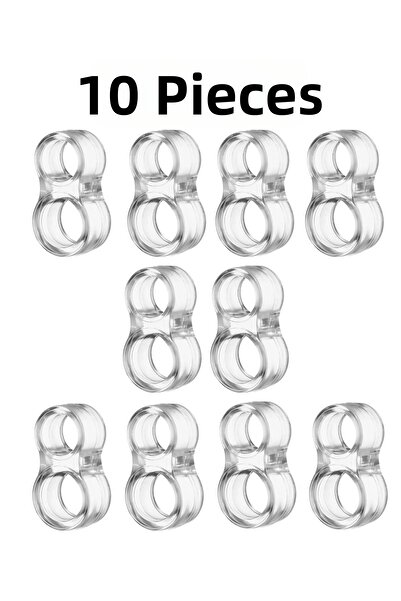 HAMADEX مقبض باب بلاستيكي شفاف من السيليكون، مانع نافذة، بلاستيك مرن