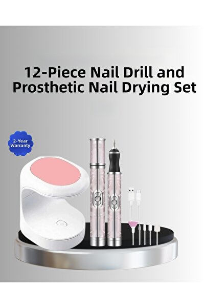 Clevora Nail Drill and Led Nail Polish Dryer 2-Piece Professional Care Set