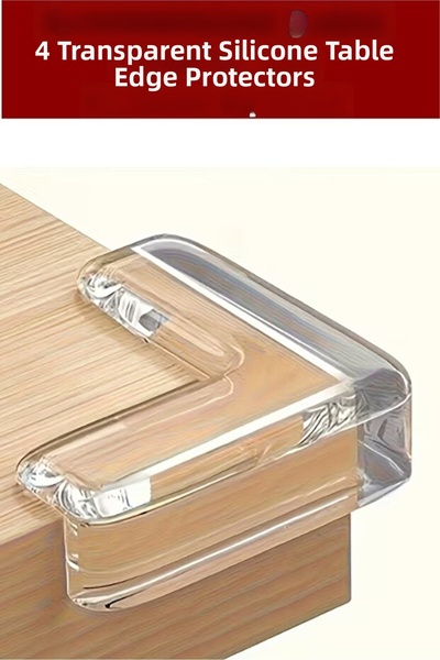 Kitchen Dream 4 силиконови прозрачни предпазители за ръбовете на масата и ъглите