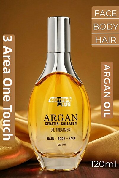 Softto Plus Hair Body and Skin Care Oil with Argan Content 120 ml