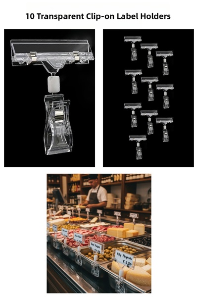 Manken İstanbul 10 قطع من ملصقات ديلي مع أوتاد شفافة (يمكن أن تتحرك 360 درجة ...