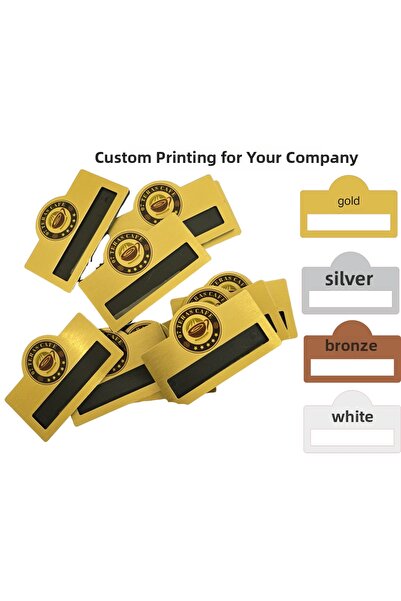 SIRADIŞI REKLAM Именна значка за персонал с игла PREMIUM 5 броя